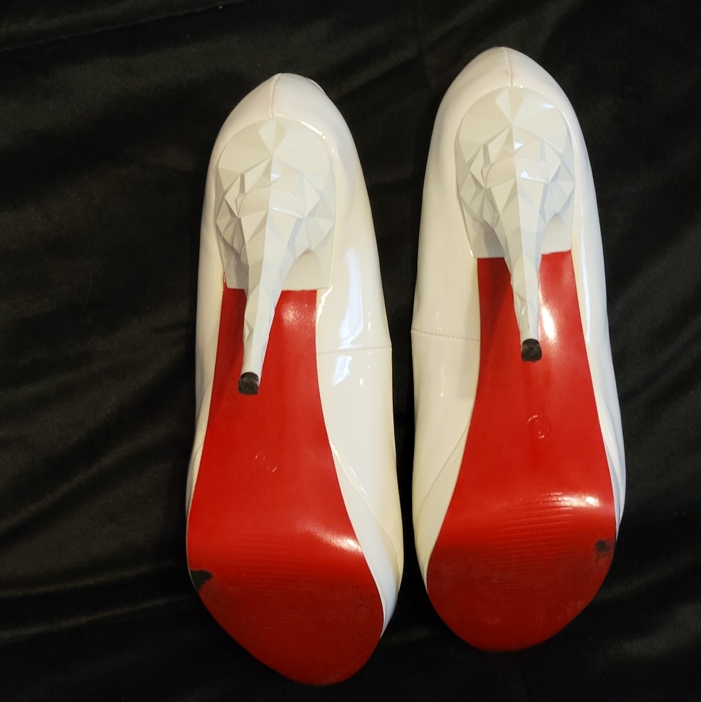 Bakers off white patent leather heels - Picture 2 of 4